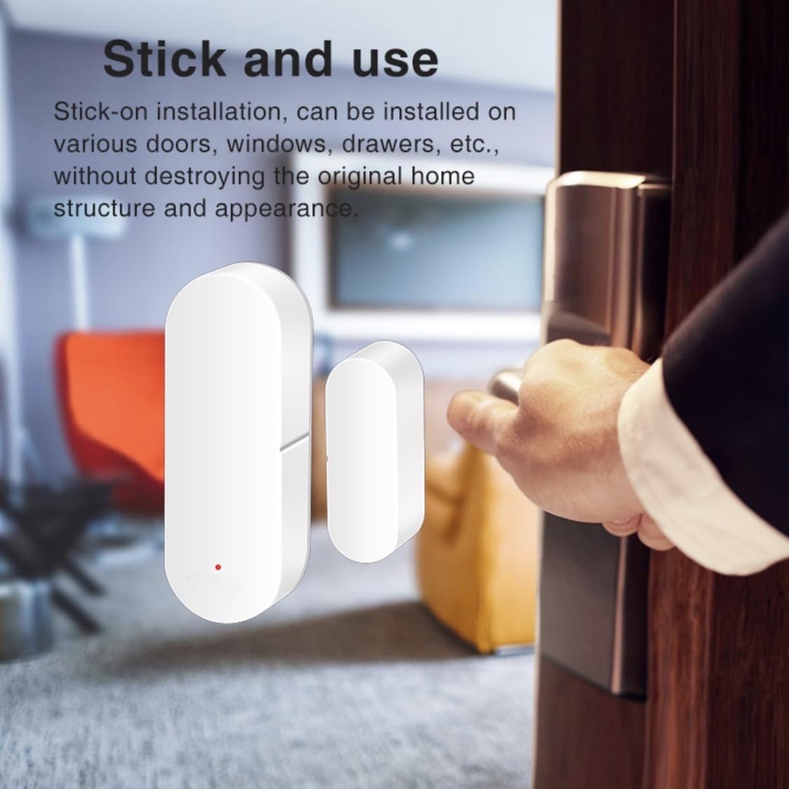 Wirelays WiFi Smart Door Window Magnetic Contact Sensor for Alexa, Google Home, and Support IFTTT (WiFi Door Sensor) Wirelays WiFi Smart Door Window Magnetic Contact Sensor for Alexa, Google Home, and Support IFTTT (WiFi Door Sensor)